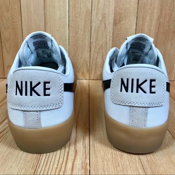 Nike SB Zoom Blazer Low Pro GT White Skate Shoes - Picture 3 of 5